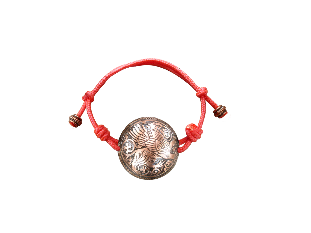 Spherical bracelet-lace "Suzdal griffin"