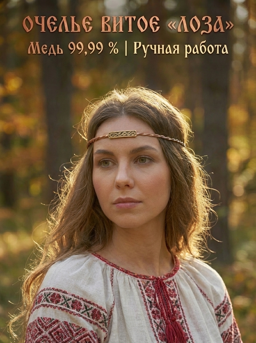 Twisted headdress "Vine"