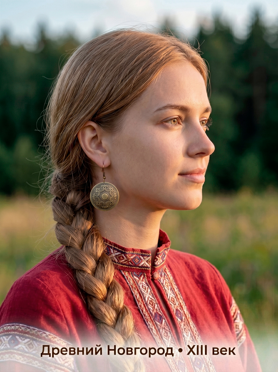Серьги «Пожелание богатства»
