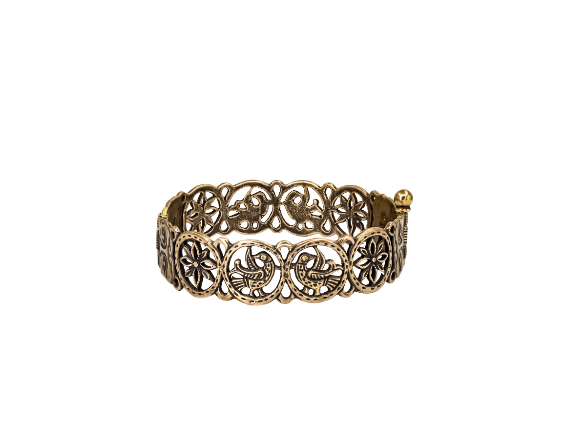 Welt bracelet "Lion masks"