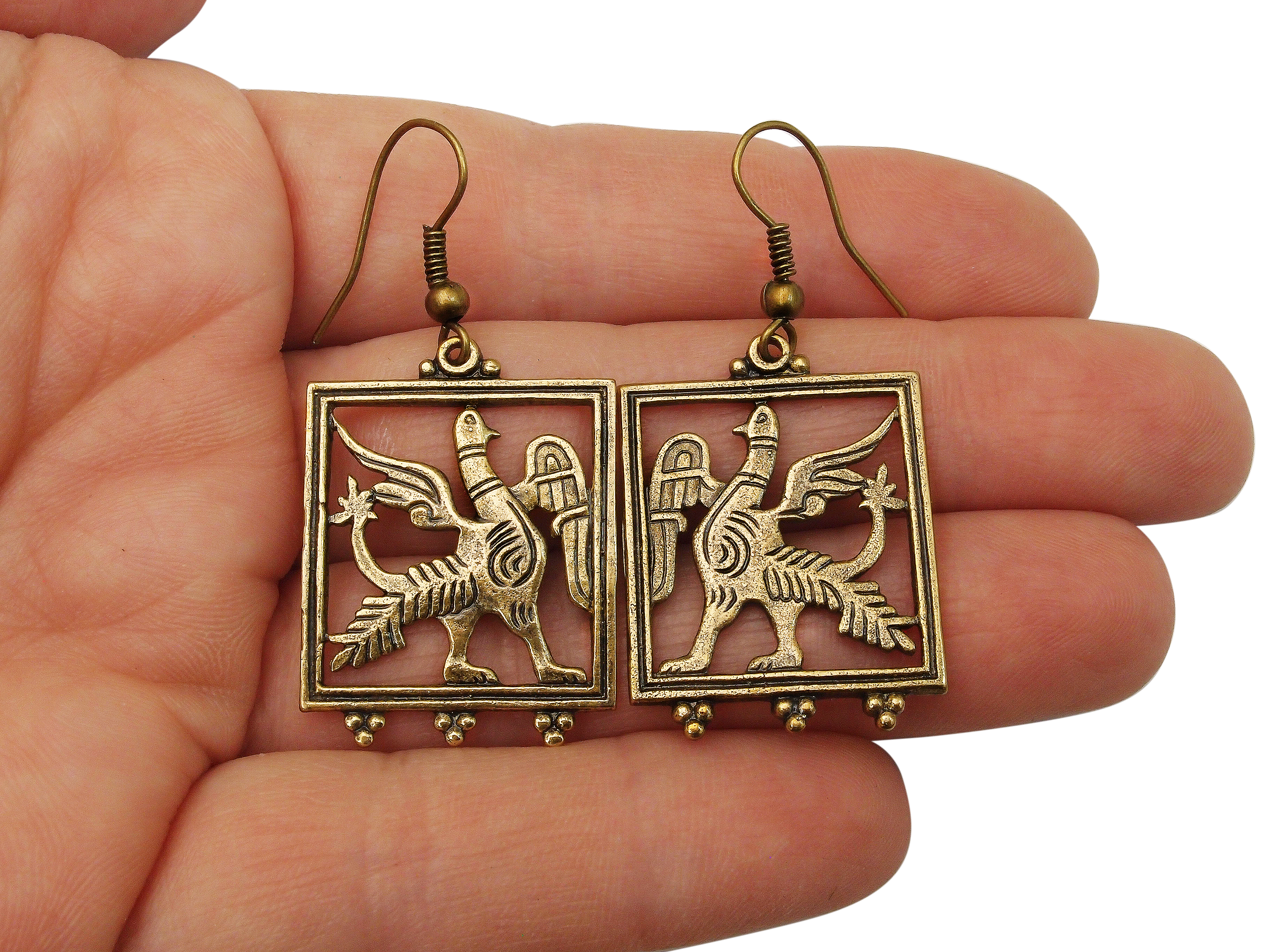 Earrings "Tsar-birds"