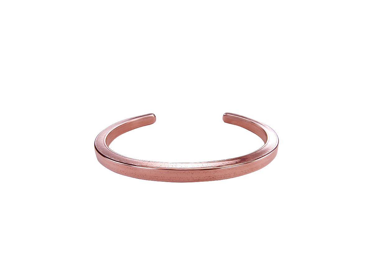 Square bracelet No. 1. 4 X 4 mm Copper