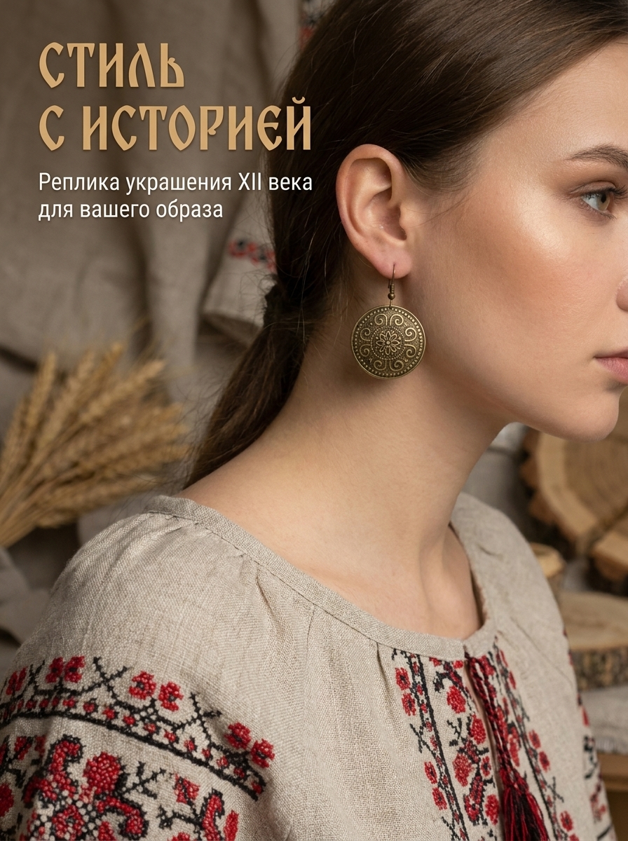 Серьги "Достаток"