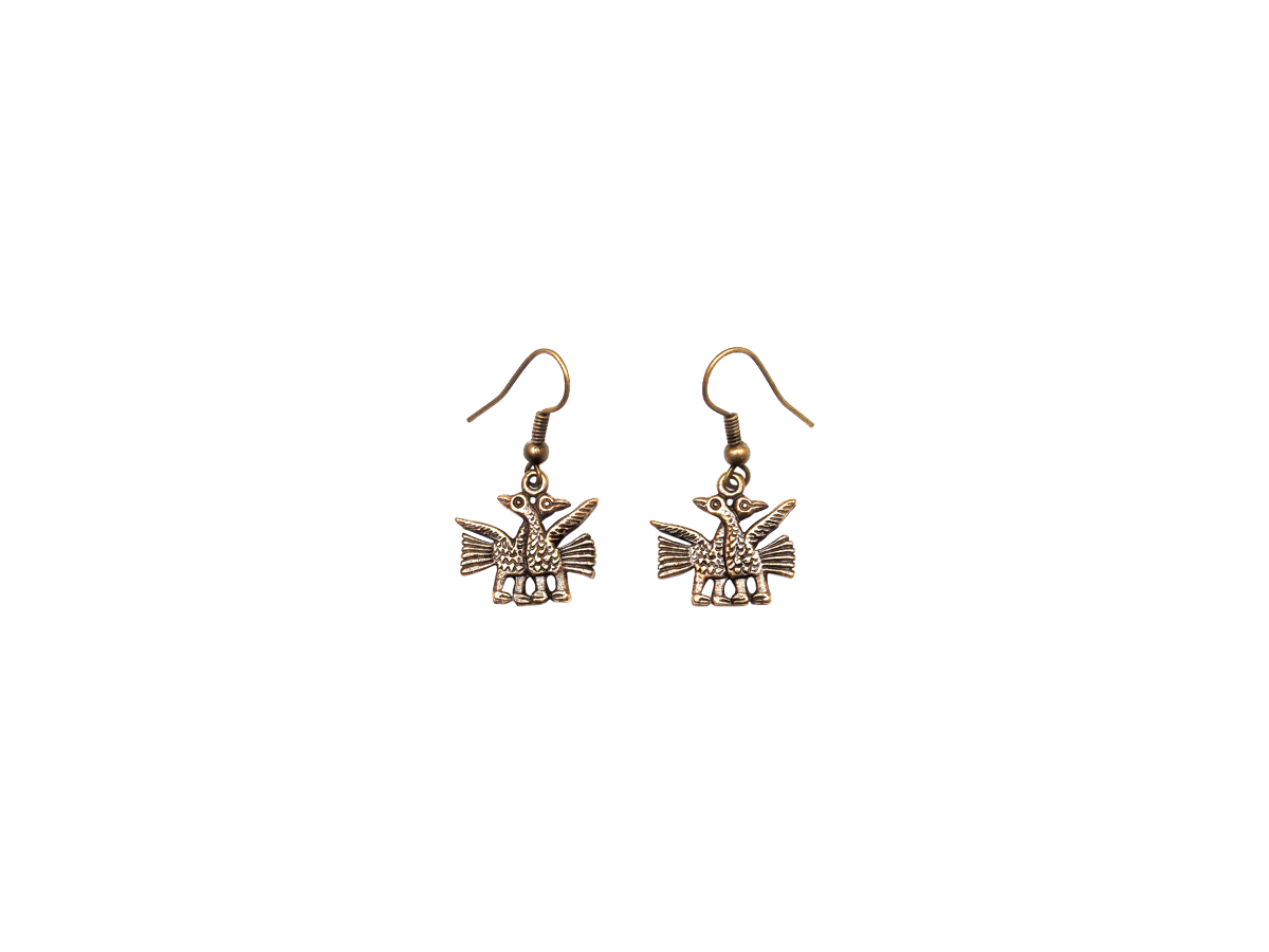 Earrings "Vladimir geese-swans"