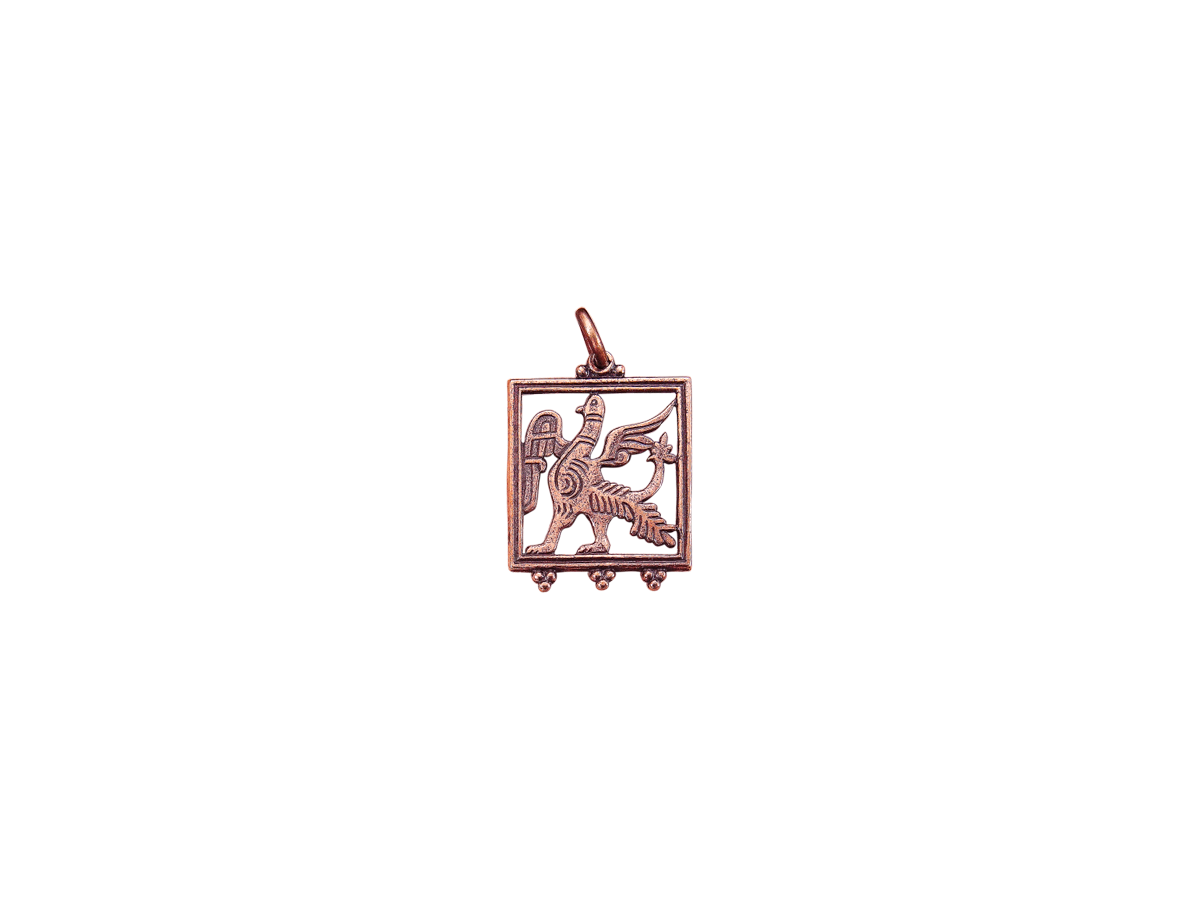 Slotted pendant "Tsar-bird"