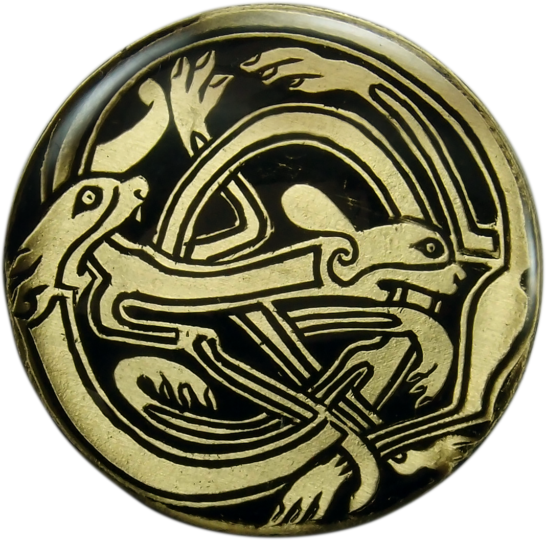 Celtic Interlaced Dogs Magnet