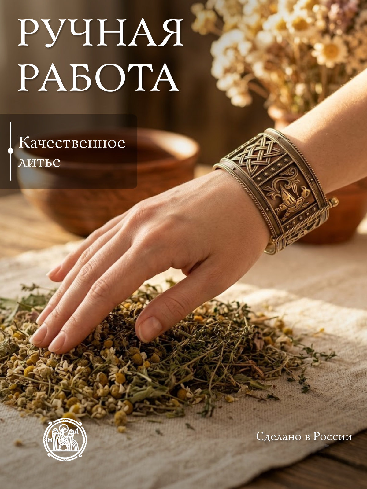 Браслет "Звезда Сварога"