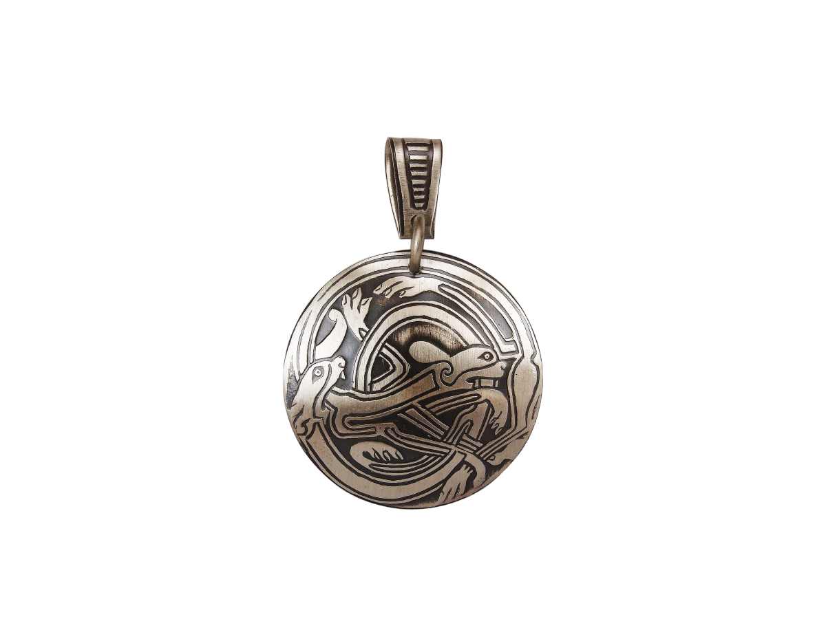 Pendant "Celtic Interlaced Dogs"