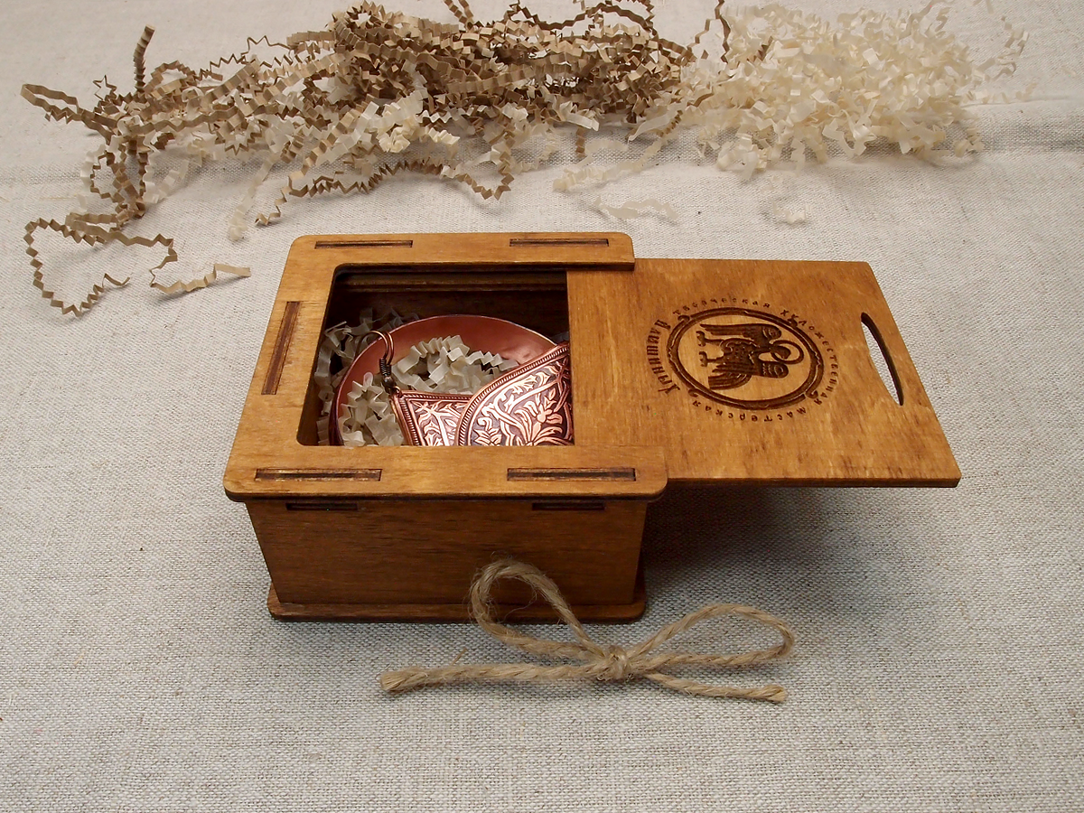 Jewelry set "Abundance" in a gift box.