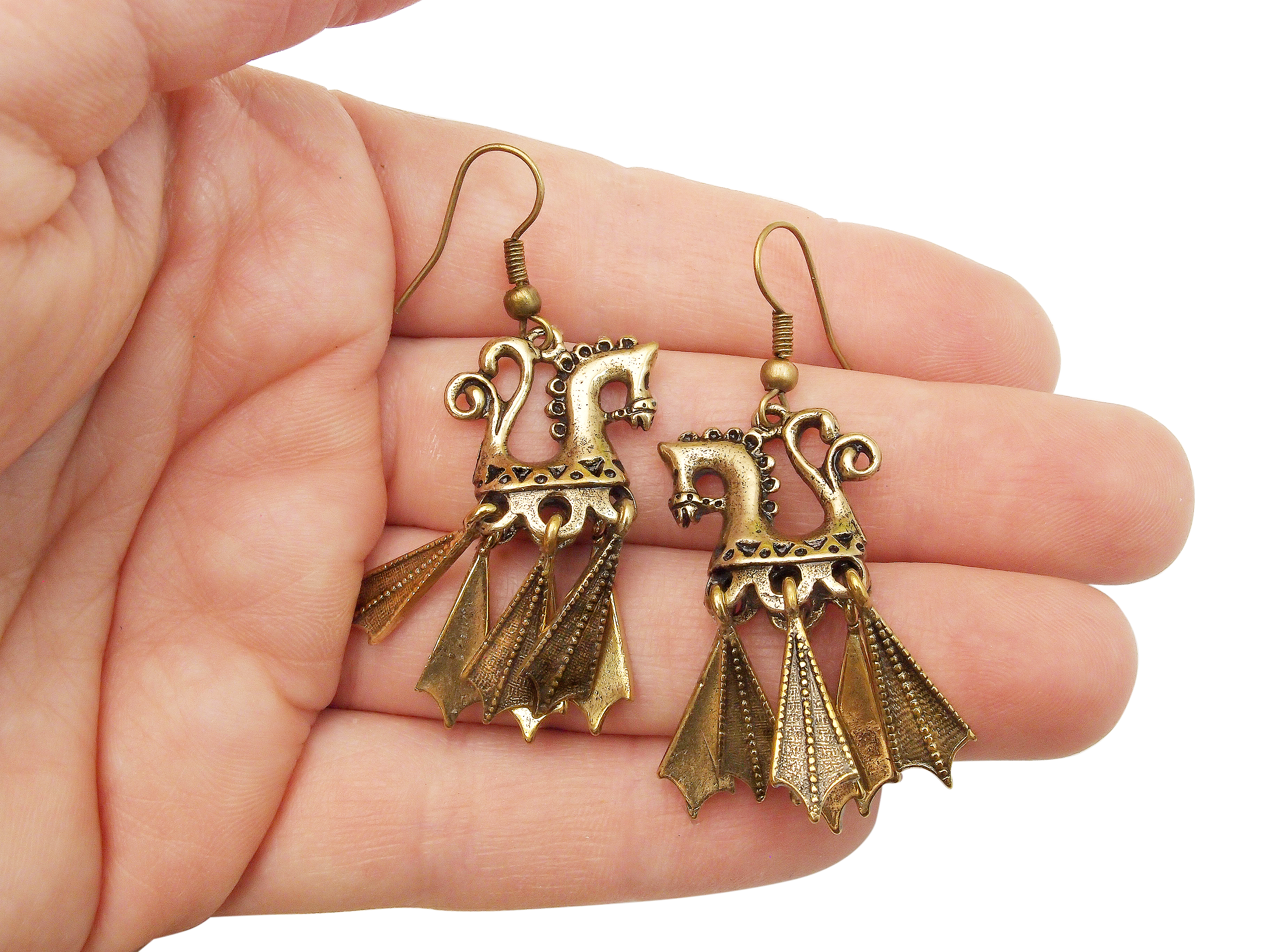 Earrings "Horses"