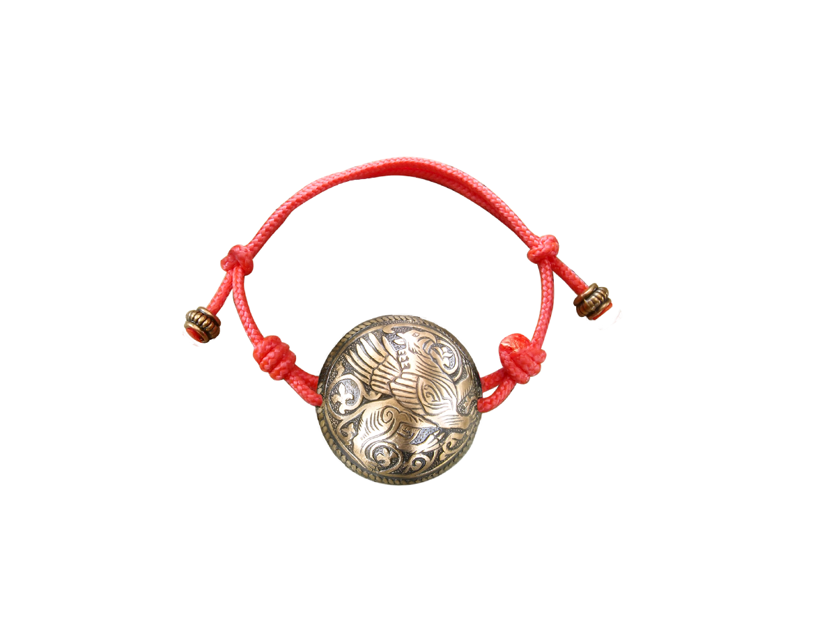 Spherical bracelet-lace "Suzdal griffin"