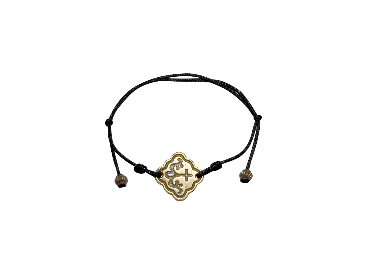 Bracelet-lace "Prosperous cross" No. 3