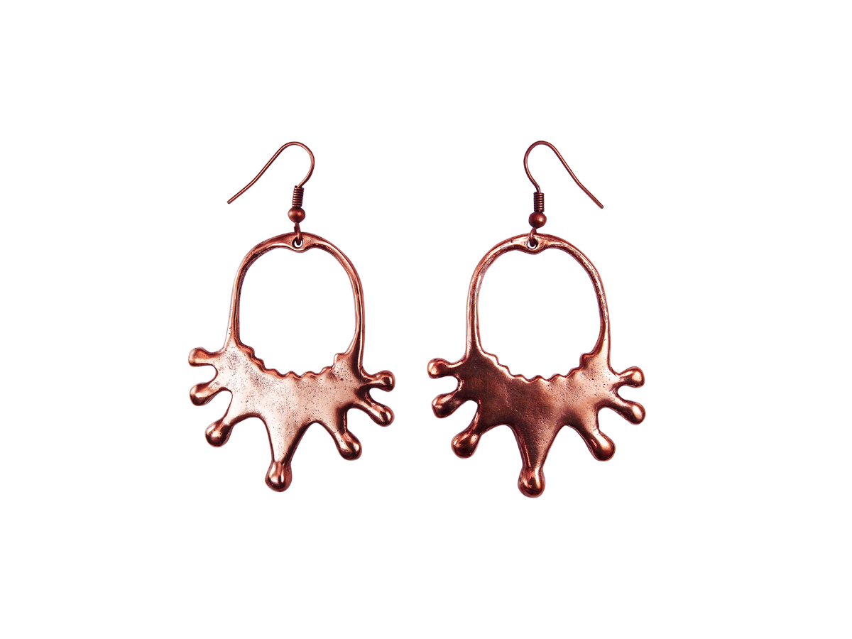 Seven-rayed earrings