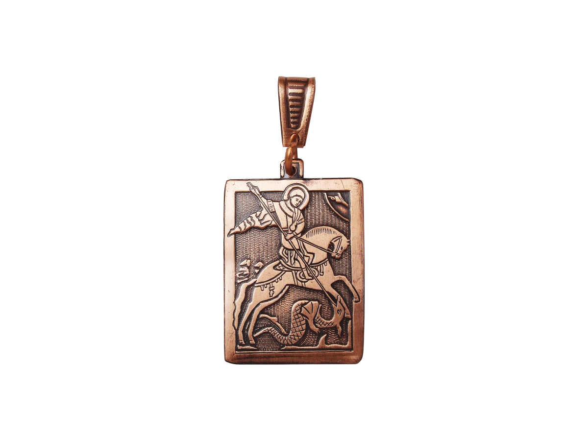 Pendant "St. George the Victorious, slaying the serpent"