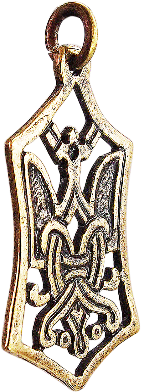 Slotted pendant "Sign of the Rurikovich"