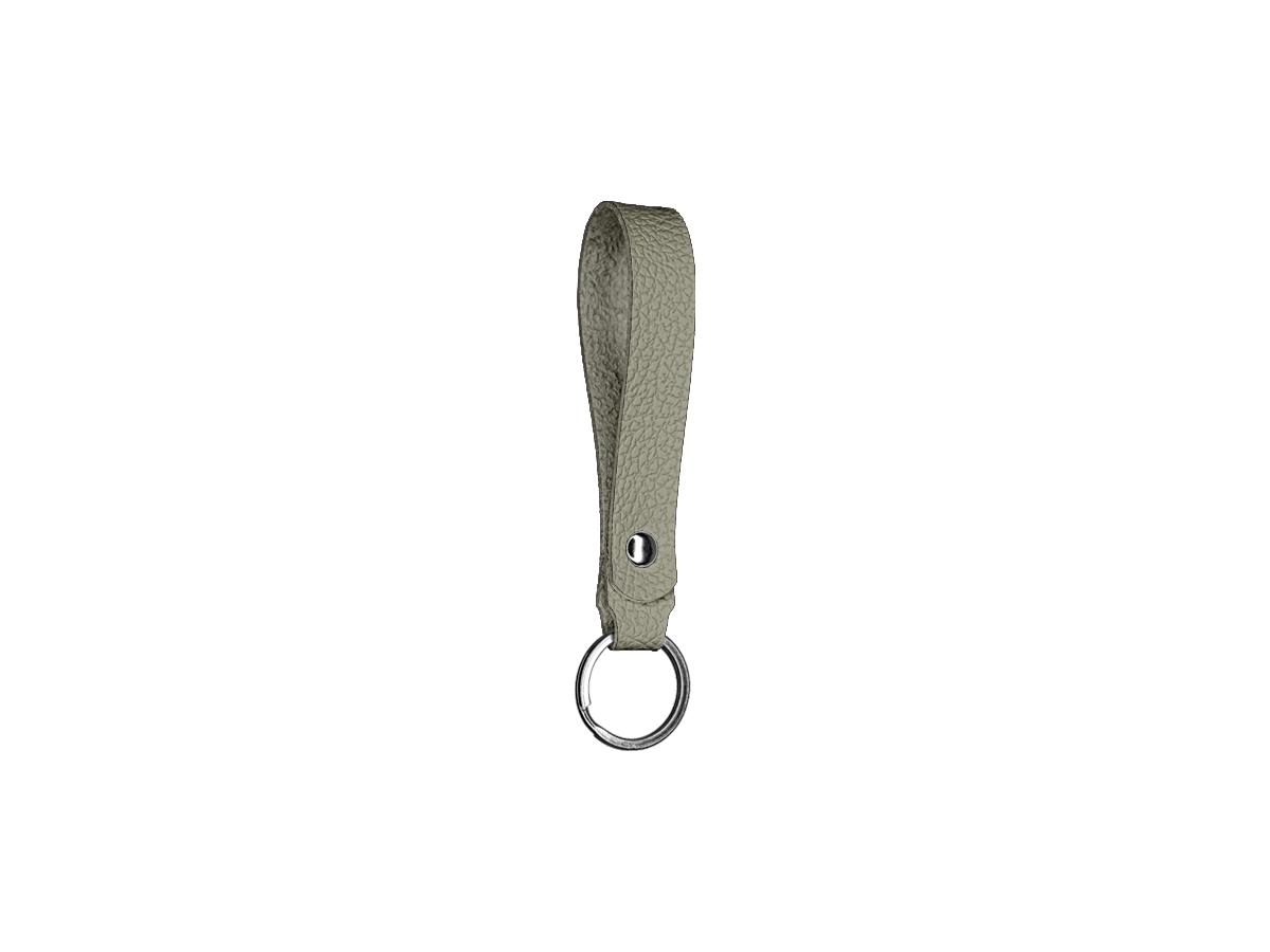 Medium leather key chain