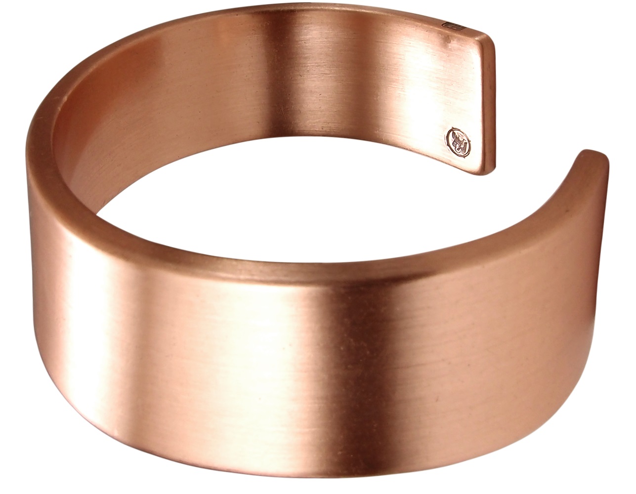 The bracelet is wide straight