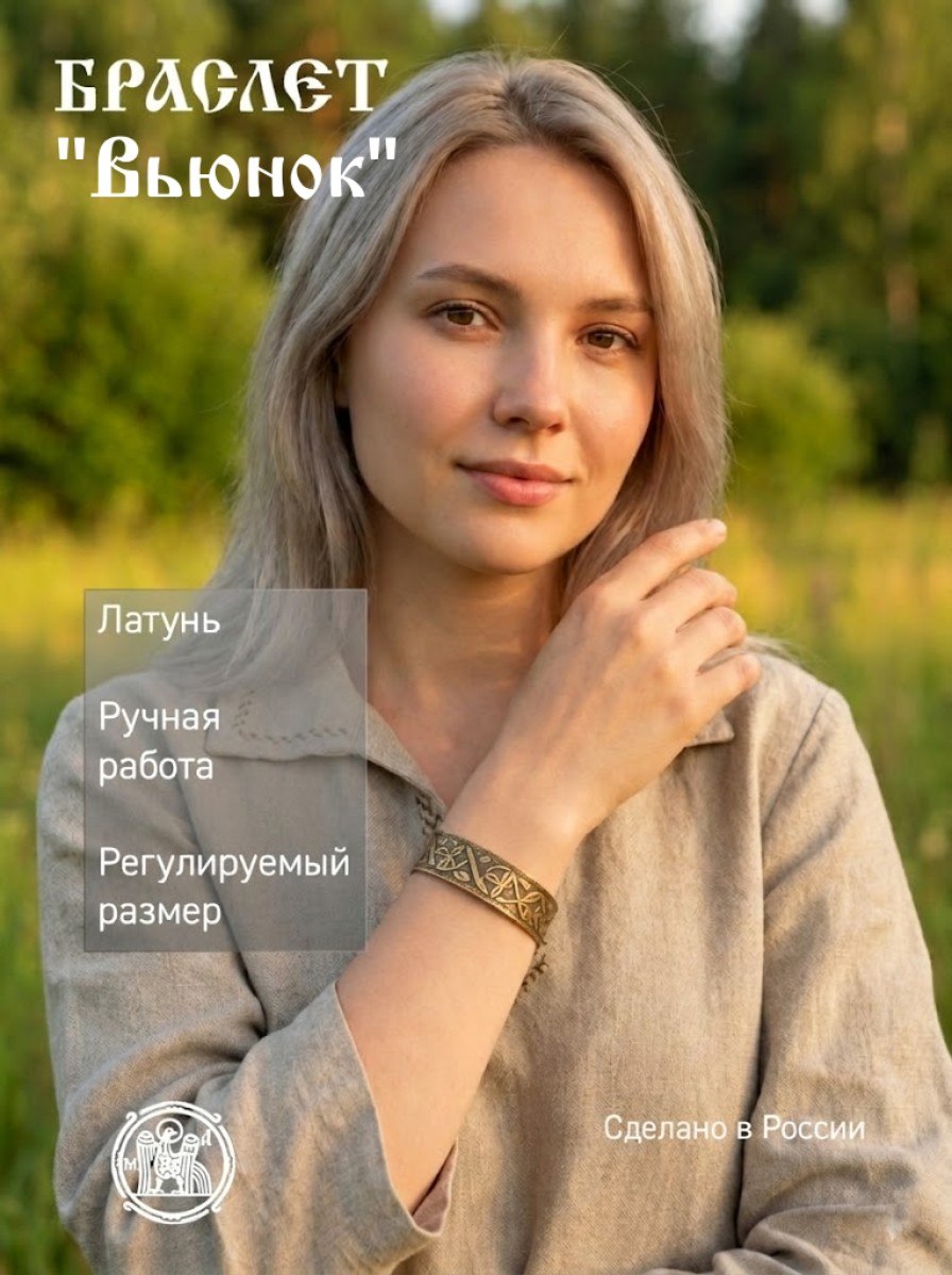 Concave bracelet "Bindweed"