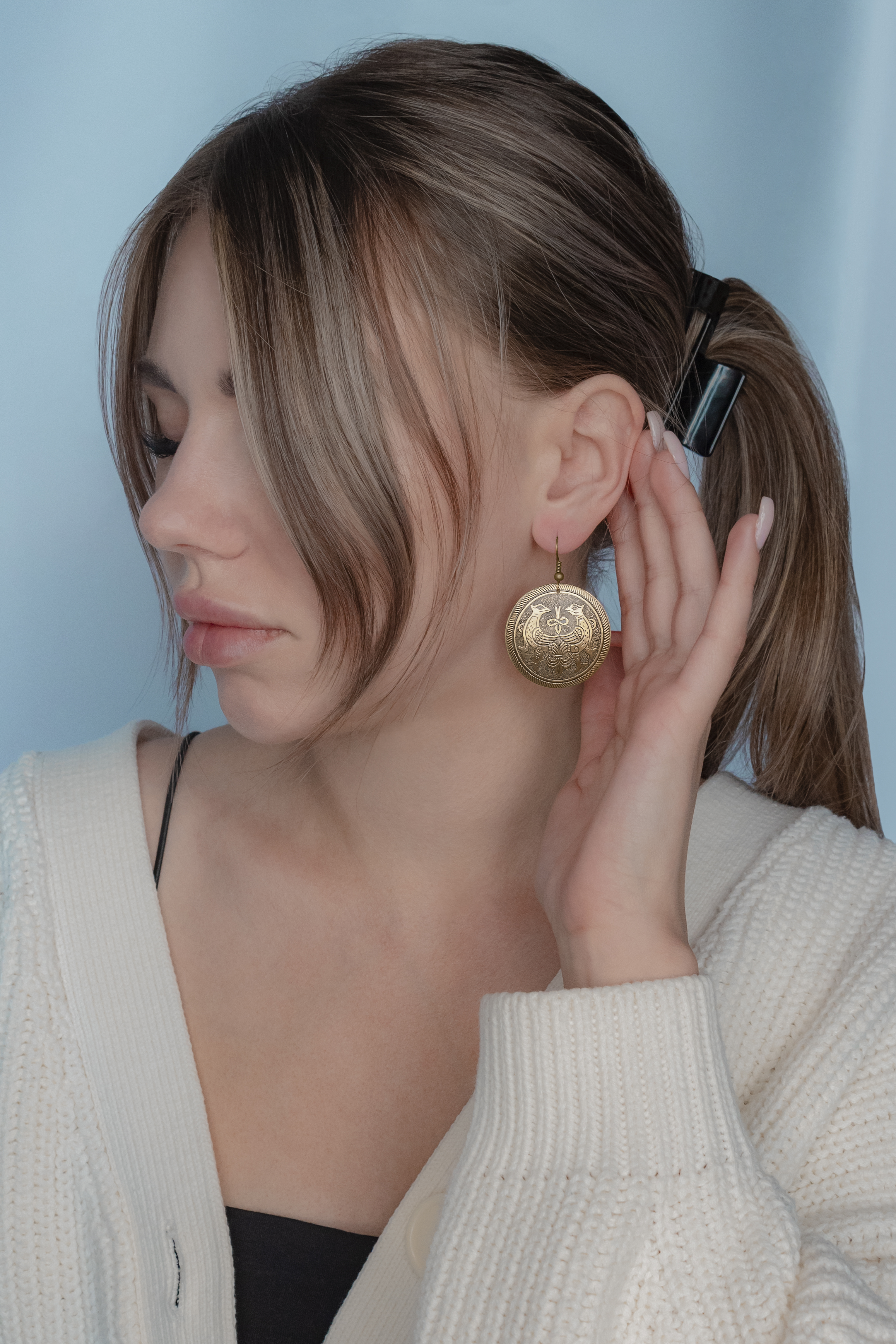 Earrings "Terekhovskie birds"