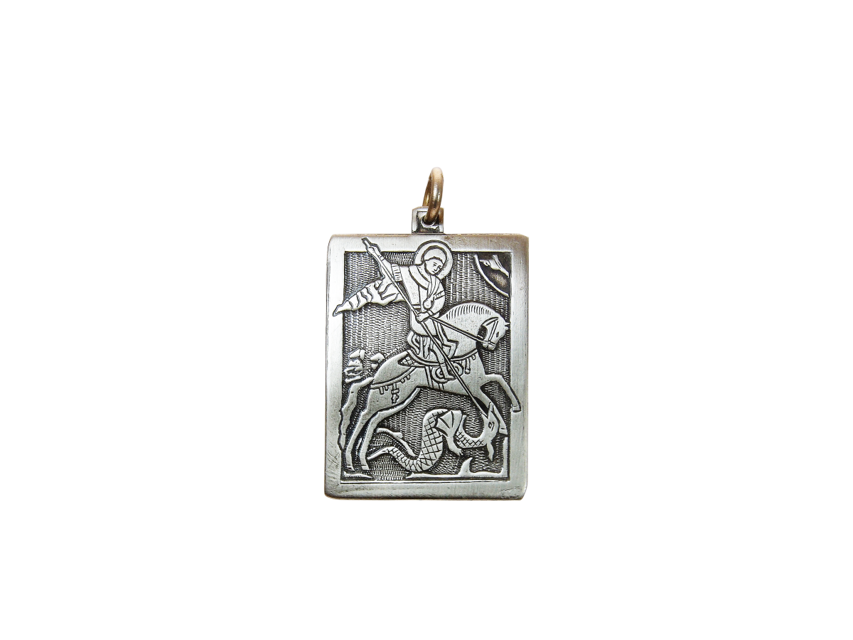 Pendant "St. George the Victorious, slaying the serpent"