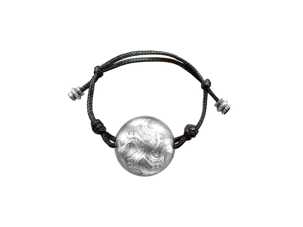 Spherical bracelet-lace "Solntsevorot"