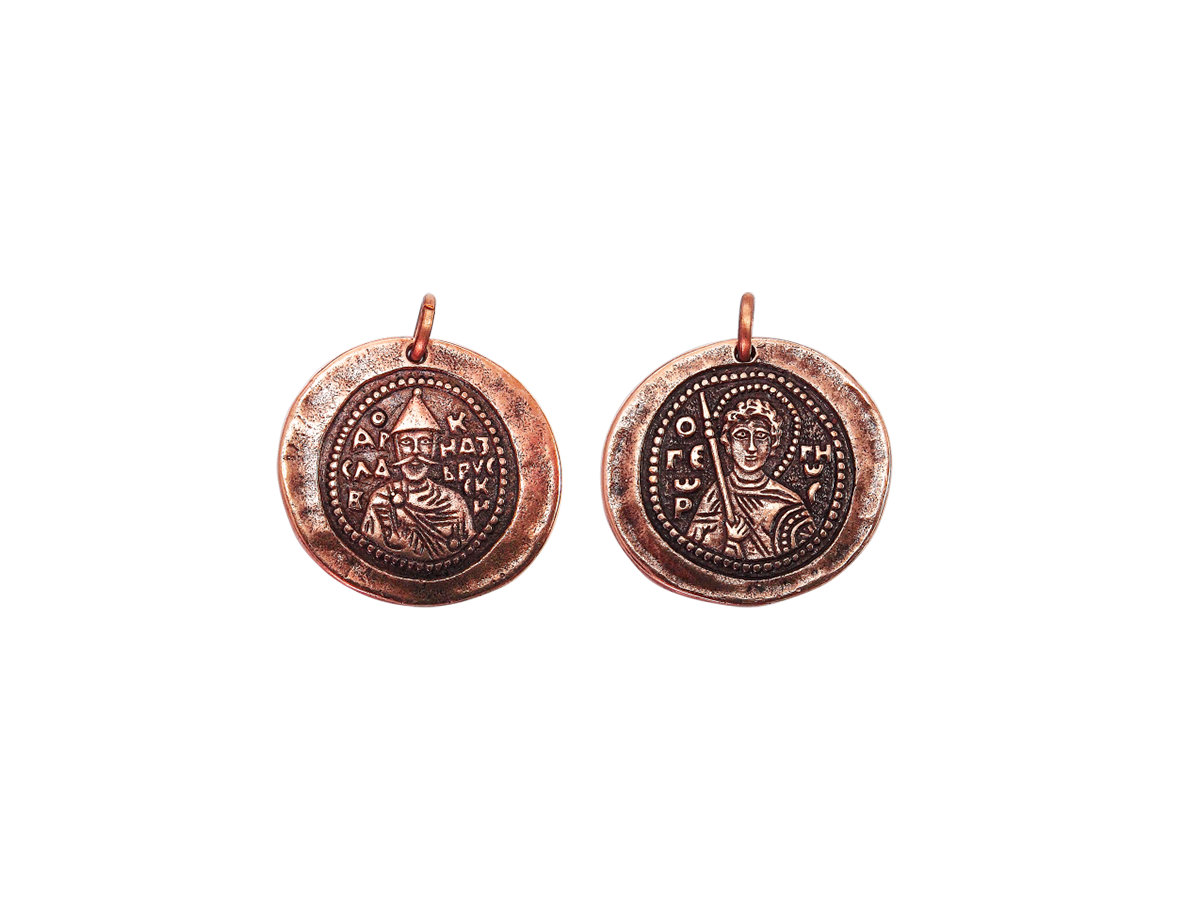 Double-sided pendant "Seal of Yaroslav the Wise"