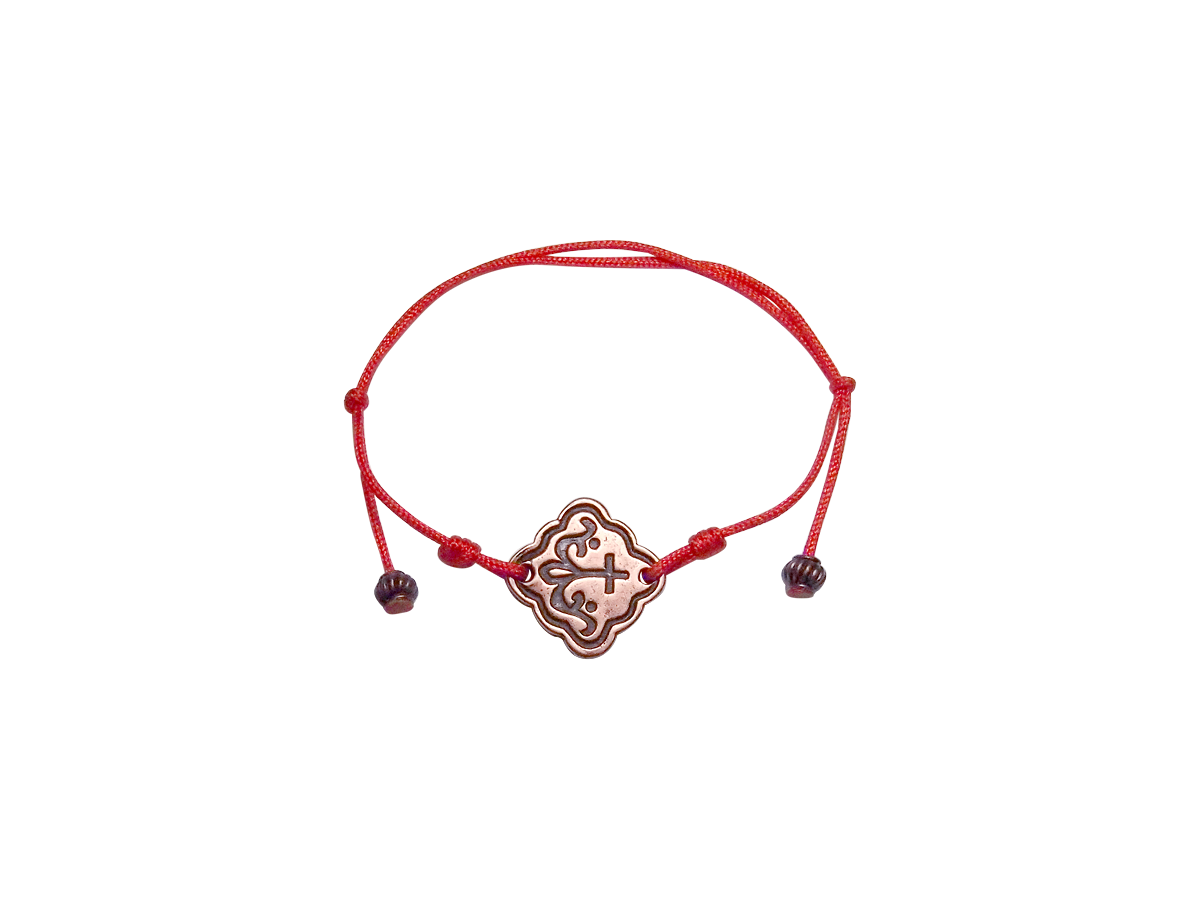 Bracelet-lace "Prosperous cross" No. 3