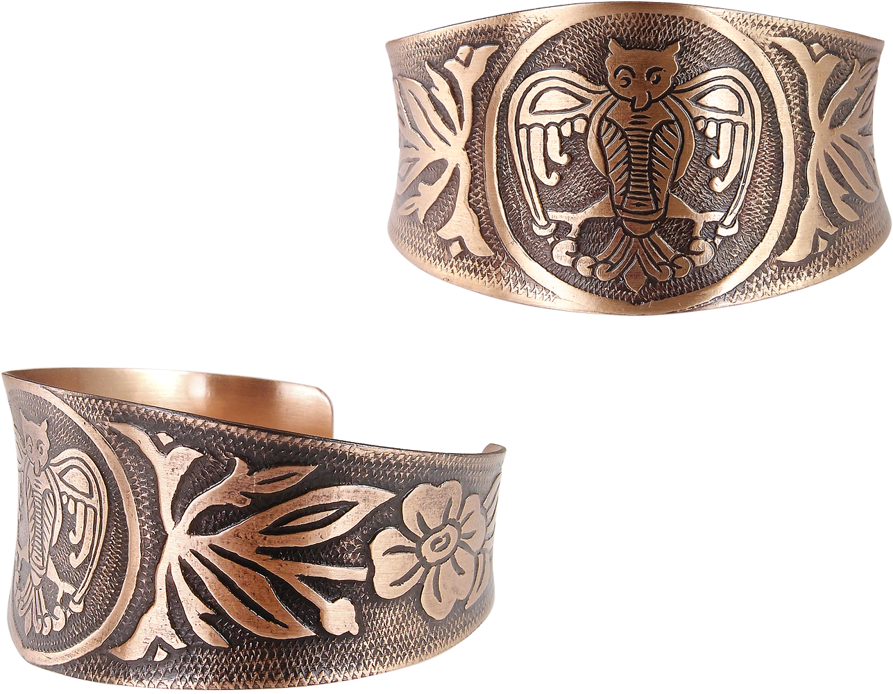 Concave bracelet "Owl"