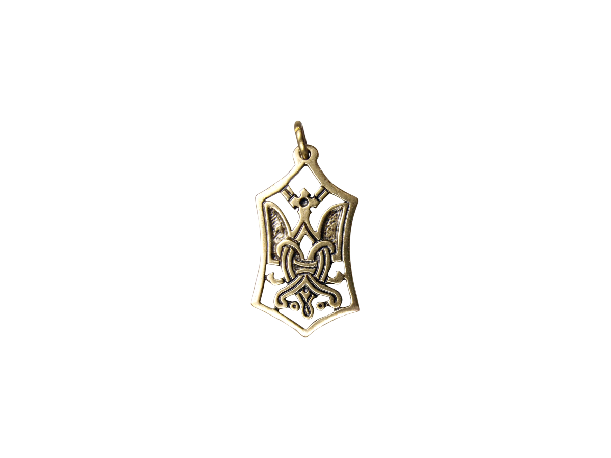 Slotted pendant "Sign of the Rurikovich"