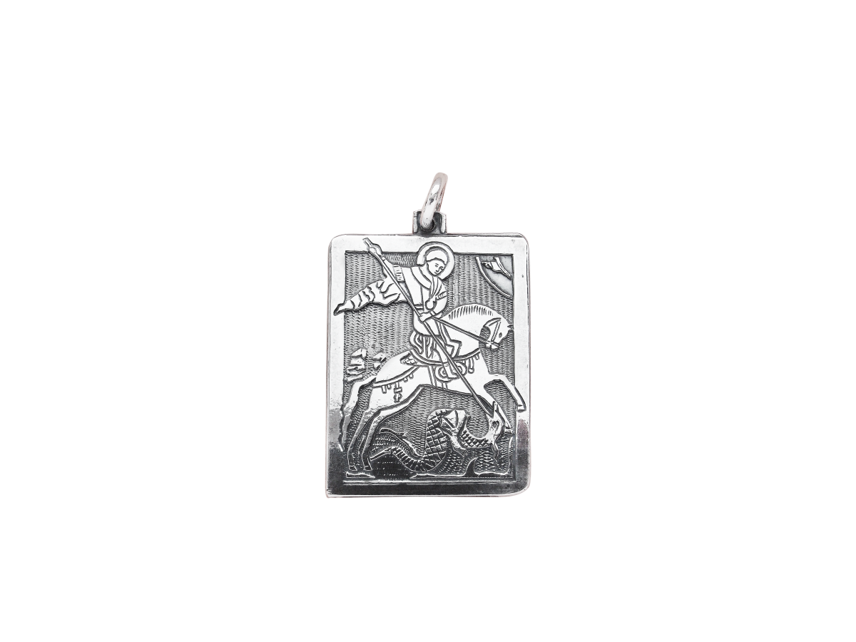 Pendant "St. George the Victorious, slaying the serpent"