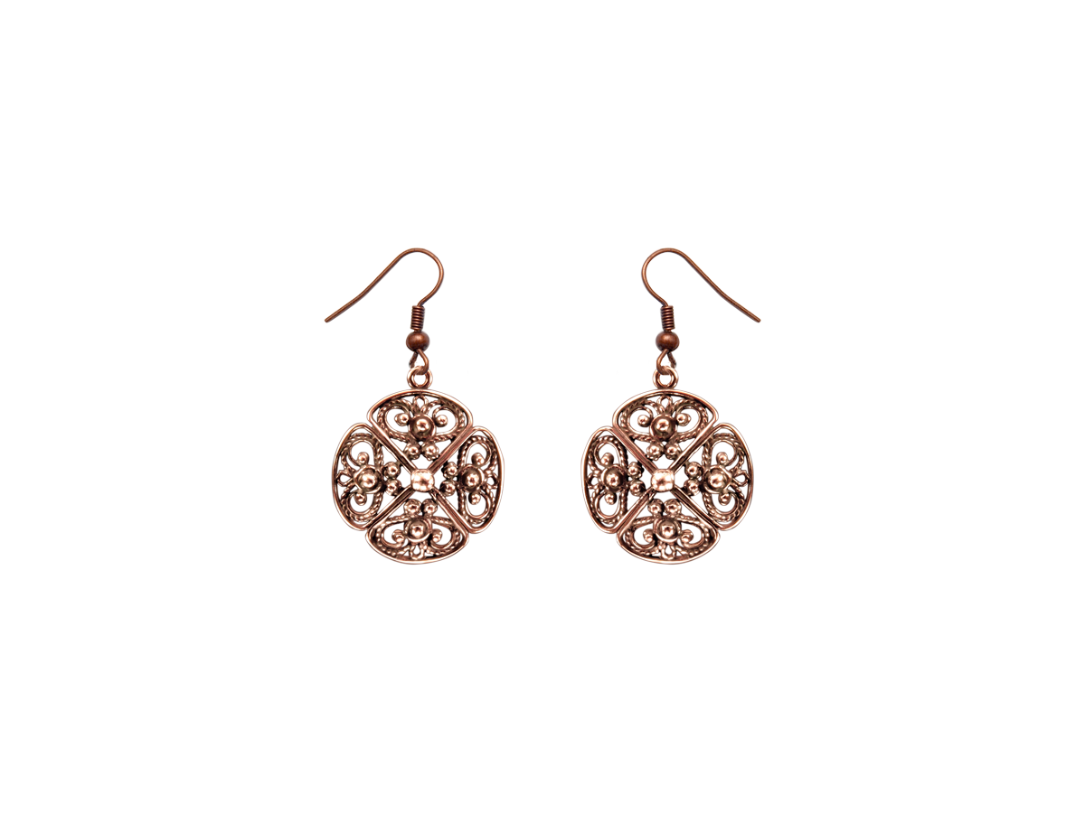 Earrings "Peonies"