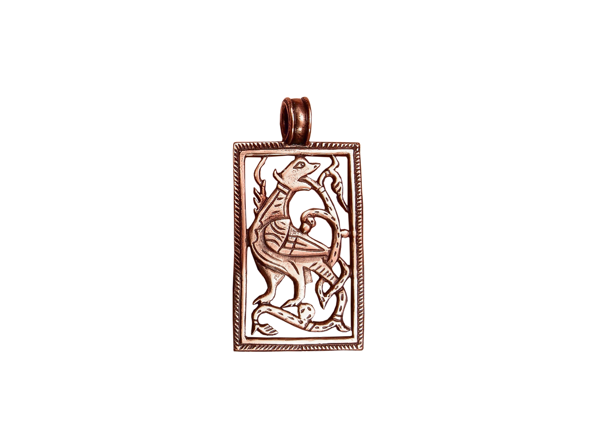 Slotted pendant "Simargl prosperous"