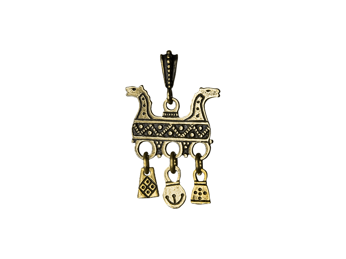 Pendant "Twin horses"