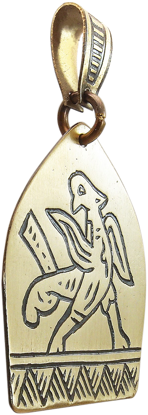 Pendant "Walking bird"