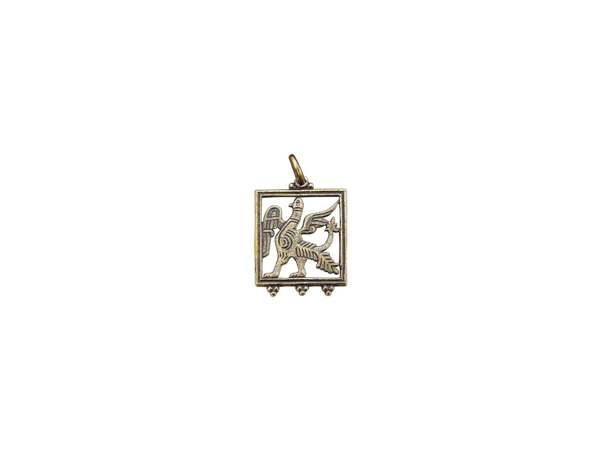 Slotted pendant "Tsar-bird"